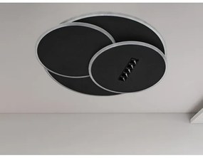 LED Dimmelhető mennyezeti lámpa LED/90W/230V 3000-6500K fekete + távirányítás