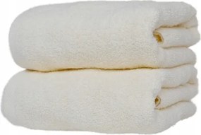 City Shop krémszínű pamut törölköző 50x100 cm