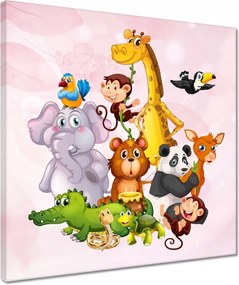 Vászonkép 40x40 Trópusi állatok