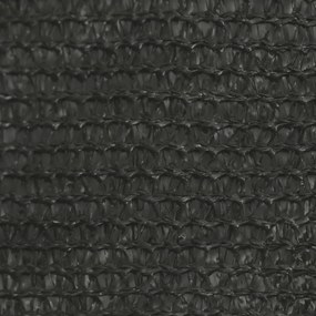 antracitszürke HDPE napvitorla 160 g/m² 5 x 5 m