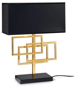 IDEAL-LUX-201115 LUXURY Bronz Színű Asztali Lámpa 1XE27 60W IP20