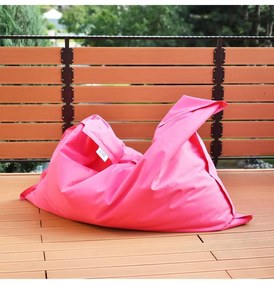 EMI rózsaszín nylon babzsákfotel