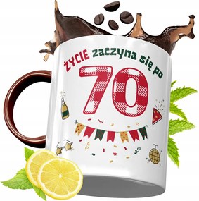 Bordó Bögre 70. Születésnapra Ajándék fényképes nyomtatással