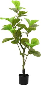 vidaXL zöld mű fikusz fa 30 levéllel 125 cm
