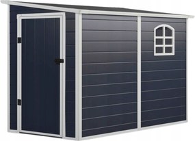 Kerti házikó Műanyag szerszámtároló 247x143 cm Abiko