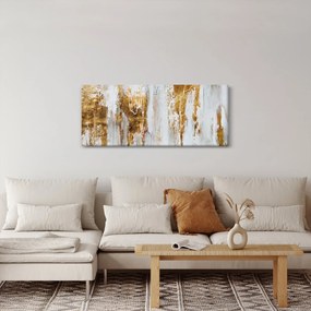 Kép - Arany absztrakció (120x50 cm)