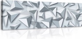 Vászonkép 145x45 Geometriai absztrakt háromszögek 3D modern minimalizmus