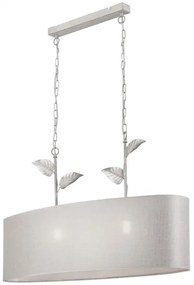 Csillár láncon NOEMI 2xE27/60W/230V ezüst