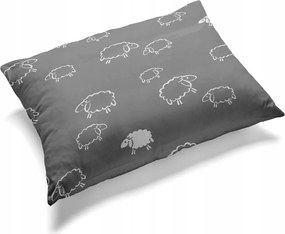 Párnahuzat 70x80cm Kéreg Párna Bárány Szürke