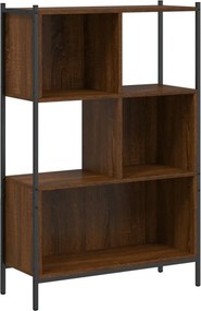 vidaXL barna tölgy színű szerelt fa könyvszekrény 72x28x109 cm
