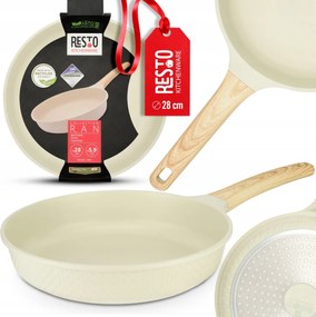Serpenyő Resto 28CM Indukciós Alumínium Tapadásmentes Ergonómikus