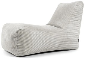 Krémszínű kordbársony babzsákfotel Lounge – SLOWDOWN
