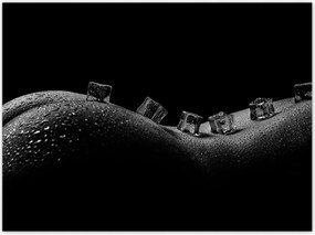 Poszterek 135x100 Akt és jégkockák