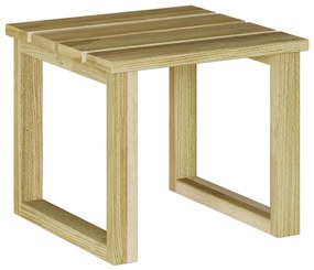 3 darabos napernyő asztal szett tömör fenyőfából