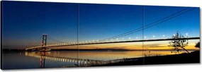 Festmények 120x40 Híd éjszakai kép