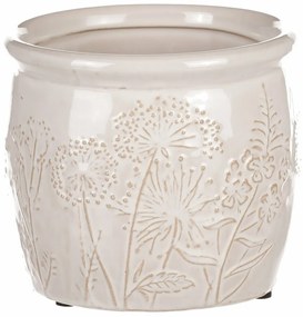 Flores virágtartó, 14 x 12 x 14 cm, kerámia