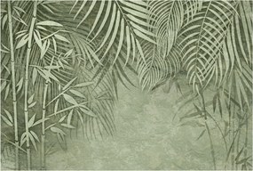 Fotótapéta Flizelina Nappali és Hálószoba Bambusz paradicsom 104x70 Ragasztó