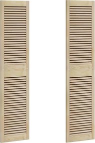 vidaXL Széfajtó 2 pcs Természetes 170 x 2,1 x 39,5 cm Tömör fenyőfa