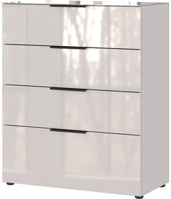 Krémszínű magas komód 83x102 cm Oakland – Germania