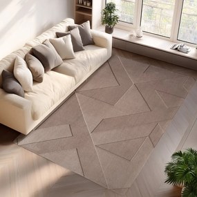 Világosbarna mosható szőnyeg 240x340 cm Pompei 1613 – Ayyildiz Carpets