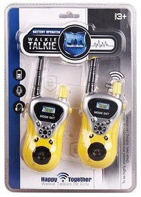Gyermek Játék Katonai Walkie Talkie Sárga100 méter Hatótáv