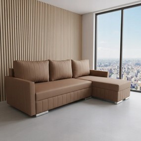 Sarokülőgarnitúra Alvás Funkcióval Frida Összecsukható Szaruhártya Bonell 2x Velúr Tároló