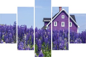 Levandula mező képe (150x105 cm)