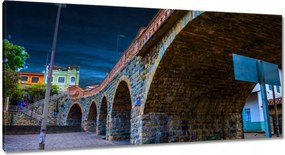 Festmények 115x55 Híd Építészet Tájkép