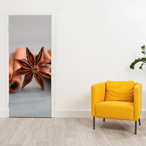 Fotótapéta ajtóra - Fahéj (95x205cm)