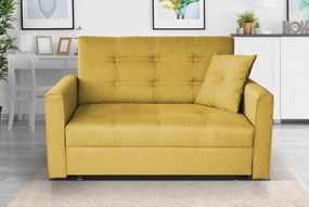 BELA LUX 2 kinyitható kanapé - sárga