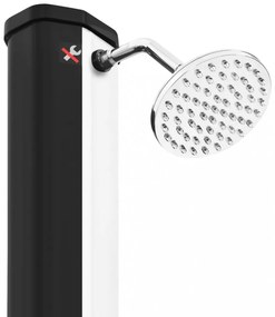 kültéri szolárzuhany zuhanyfejjel és csappal 35 L