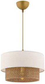 Függőlámpa, Echo - Beige, Fehér