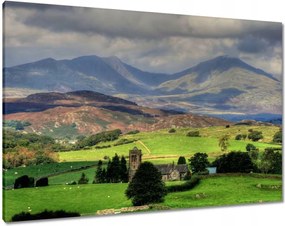 Festmények 100x70 Hegyi tájkép