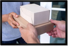 Poszterek keretben 60x40 Csomagszállítás