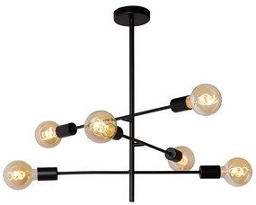 Lucide 21119/06/30 - Csillár rúdon LESTER 6xE27/40W/230V