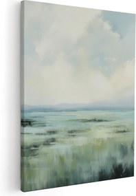 Kép Síkság Tájkép Nappali Olajfestmény Vászon Falikép