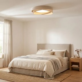 BRILAGI- LED Mennyezeti lámpatest VELVET TWIST LED/24W/230V 4000K pr. 55 cm kr./béž.