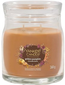 Yankee Candle Signature Golden Pumpkinillatgyertya, közepes méretű, 368 g, M