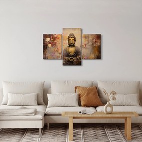 Kép - Buddha, festészet (90x60 cm)