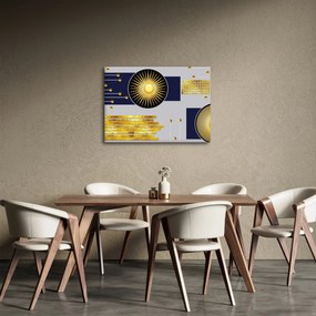 Kép - arany körök (70x50 cm)