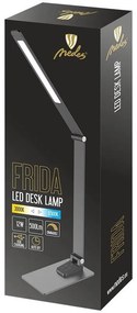 LED lámpa FRIDA 12W dimmelhető, időzítő, USB - DL5302/B