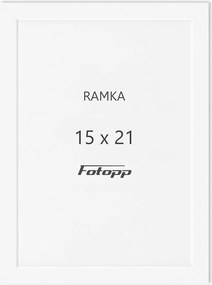 Képkeret Fehér 15x21cm kis fotókeret