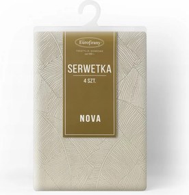 Abrosz dekorációs szalvéta Isla 30x40 Eurofirany krémszínű