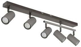 Globo 57911-5S - spotlámpa ROBBY 5xGU10/35W/230V szürke