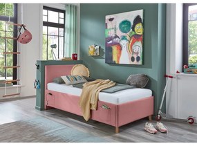 Rózsaszín ágyneműtartós gyerekágy 90x200 cm Cool – Meise Möbel