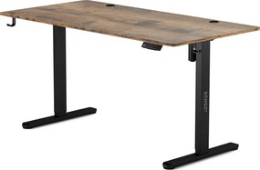 Állítható magasságú elektromos íróasztal Nojo 140x70cm fekete tölgy