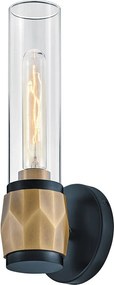 Hinkley lighting kristály fali lámpa ellison fekete sárgaréz átlátszó elshk-ellison1-bk-hb IP44