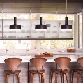 Hinkley lighting modern függeszték cedric fekete opál elshk-cedric-p-m-bk