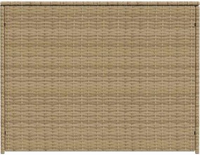 vidaXL vegyes bézs polyrattan kerti tárolóláda 984 L