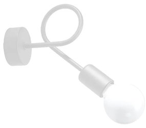 Sollux SL.1430 - Fali lámpa LOOP 1xE27/15W/230V fehér